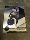 Caleb Farley Titans 2021 Panini Mosaic Rookie NFL Debut #258