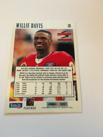 Willie Davis Chiefs 1995 Score #26