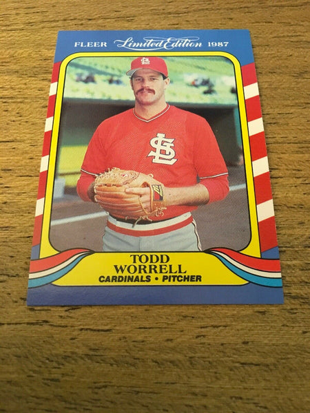 Todd Worrell Cardinals 1987 Fleer Limited Edition #43