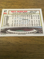 Rex Hudler Cardinals 1992 Topps #47