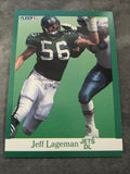 Jeff Lageman Jets 1991 Fleer #151