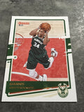 Giannis Antetokounmpo Bucks 2020-2021 Donruss #104