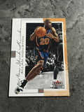 Allan Houston Knicks 2000-01 Fleer Genuine #76