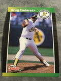 Greg Cadaret A's 1989 Donruss #479