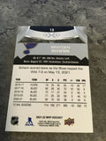 Brayden Schenn Blues 2021-22 Upper Deck MVP Silver Script#10