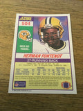 Herman Fontenot Packers 1990 Score #504