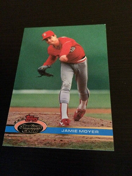 Jamie Moyer Cardinals 1991 Topps Stadium Club #481