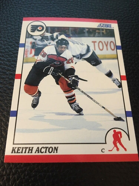 Keith Acton Flyers 1990-1991 Score #301