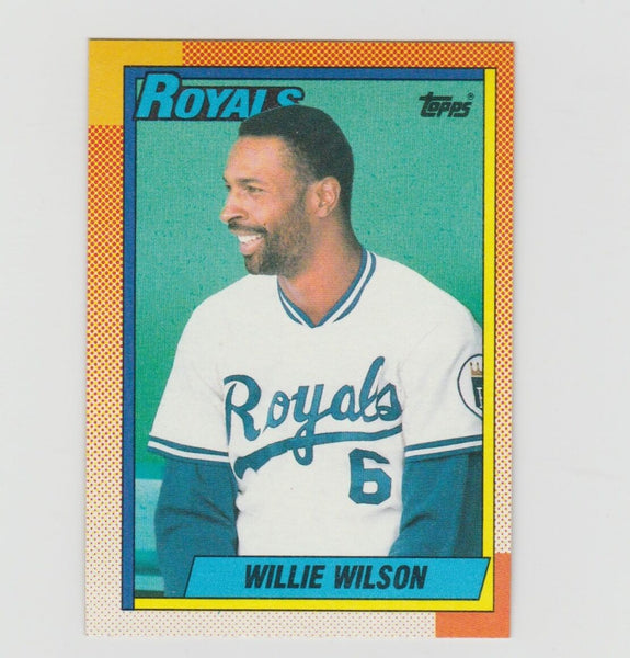 Willie Wilson Royals 1990 Topps #323