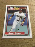 Barry Bonds Pirates 1992 Topps All Star #390