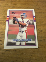 Vance Johnson Broncos 1989 Topps #245