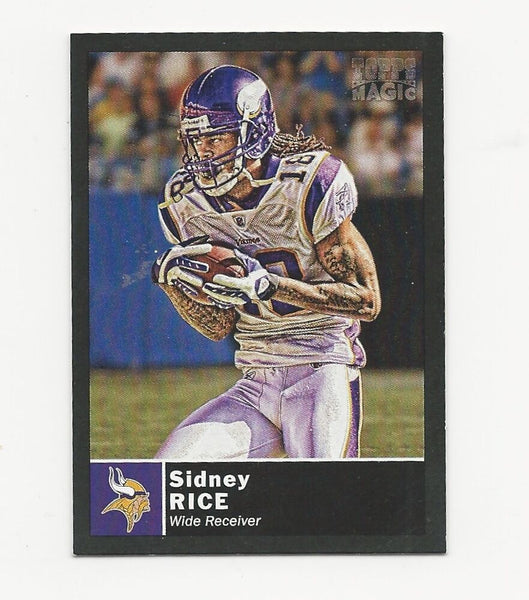 Sidney Rice Vikings 2010 Topps Magic Mini Black #78