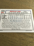 Benji Gil Rangers 1992 Topps Rookie #534
