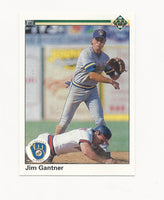 Jim Gantner Brewers 1990 Upper Deck #218