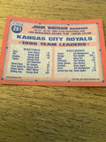 John Wathan Royals 1991 Topps #291