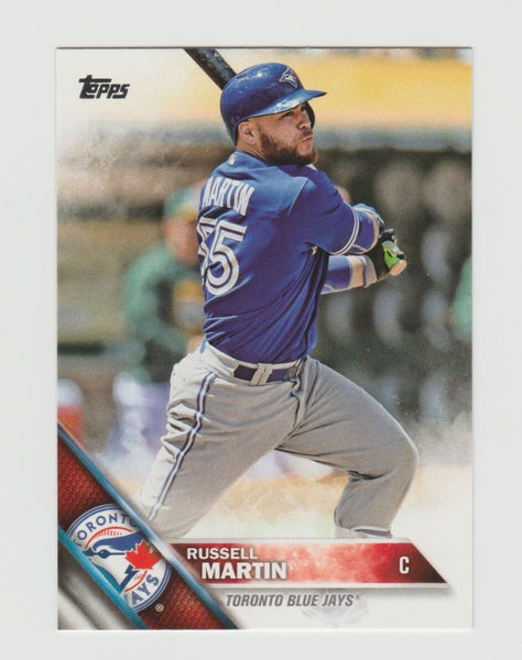 Russell Martin Blue Jays 2016 Topps #261A