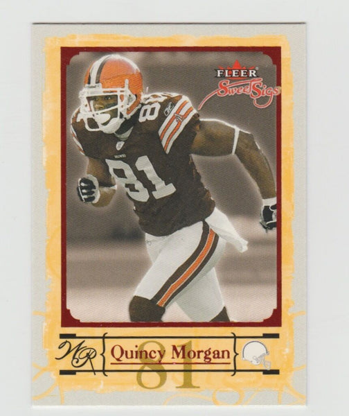 Quincy Morgan Browns 2004 Fleer Sweet Sigs #45