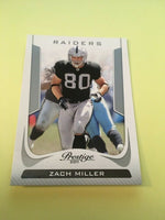 Zach Miller Raiders 2011 Prestige #147