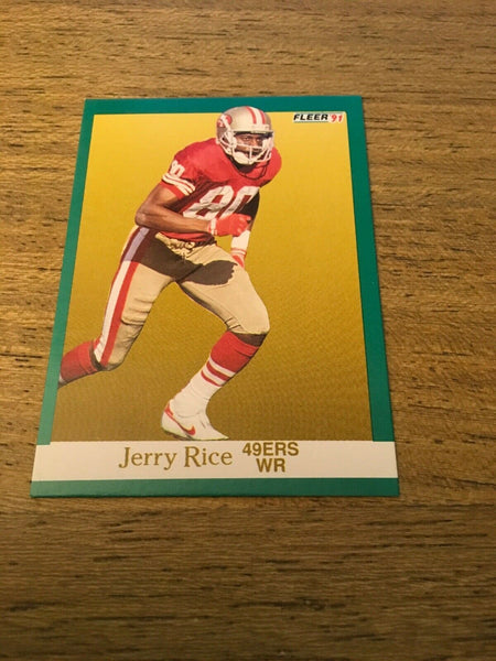 Jerry Rice 49ers 1991 Fleer #363
