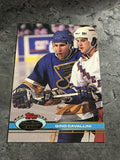 Gino Cavallini Blues 1991-92 Topps Stadium Club #34