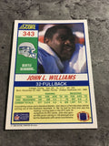 John L. Williams Seahawks 1990 Score #343