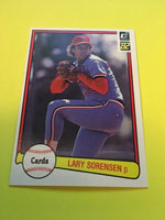Lary Sorensen Cardinals 1982 Donruss #246