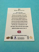 Mike McCarron Canadiens 2015-2016 Upper Deck Portfolio #301