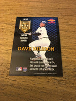 Dave Nilsson Brewers 1995 Score Hall Of Gold #HG37