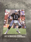 Jay Schroeder Raiders 1991 Fleer Ultra #83