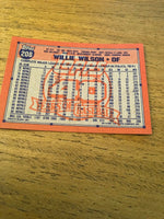 Willie Wilson Royals 1991 Topps #208