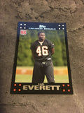 Earl Everett Bengals 2007 Topps Rookie #370