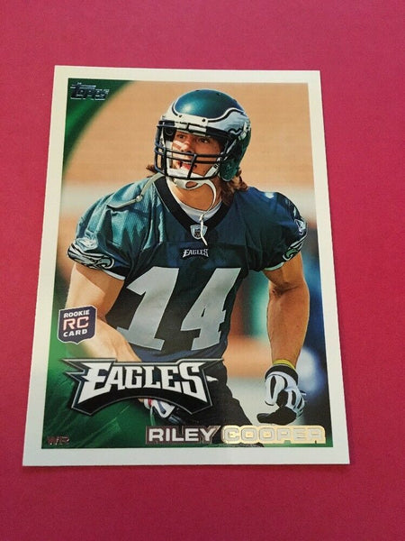 Riley Cooper Eagles 2010 Topps Rookie #242