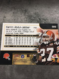 Karim Abdul-Jabbar Browns 2000 Skybox #99