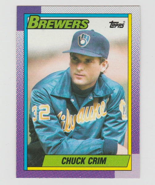 Chuck Crim Brewers 1990 Topps #768