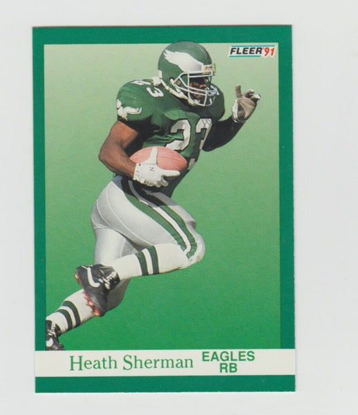 Heath Sherman Eagles 1991 Fleer #331