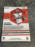 Anthony Schwartz Browns 2021 Panini Mosaic Rookie #331