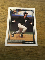 Lance Johnson White Sox 1992 Topps #736