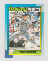 Teddy Higuera Brewers 1990 Topps #15