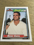 Brent Gates A's 1992 Topps Rookie #216
