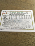 Brent Gates A's 1992 Topps Rookie #216