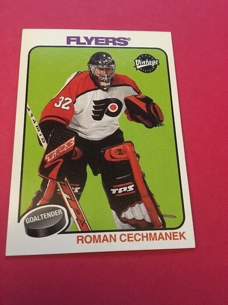 Roman Cechmanek Flyers 2001-2002 Upper Deck Vintage #184