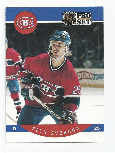 Petr Svoboda Canadiens 1990-1991 Pro Set #161