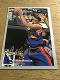Allen Houston Pistons 1994-1995 UD Collector's Choice Silver Script#162