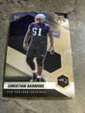 Christian Barmore Patriots 2021 Panini Mosaic Rookie #358