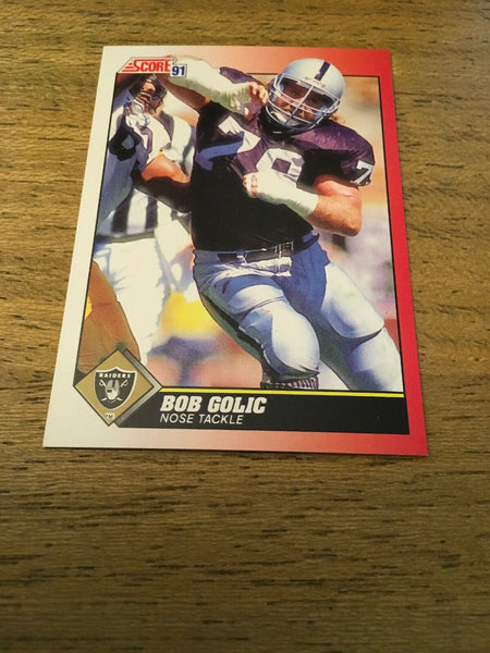 Bob Golic Raiders 1991 Score #129