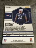 Christian Barmore Patriots 2021 Panini Mosaic Rookie #358