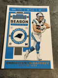 Christian McCaffrey Panthers 2019 Panini Contenders #76