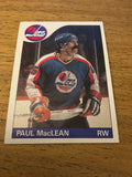 Paul MacLean Jets 1985-1986 Topps #145