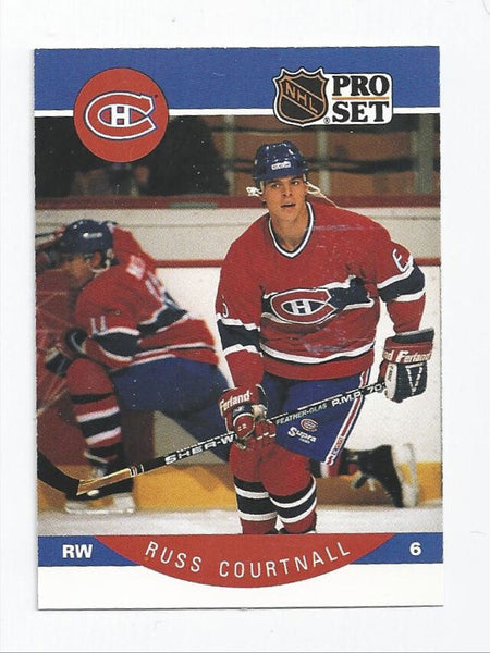 Russ Courtnall Canadiens 1990-1991 Pro Set #149