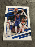 Josh Jackson Pistons 2021-22 Donruss #161
